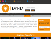 Tablet Screenshot of bayimba.org